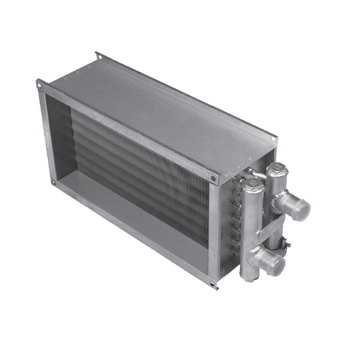 Водяной нагреватель Shuft для прямоугольного канала WHR 600x300-3