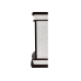 Портал для камина Electrolux Scala Classic (камень сланец скалистый белый, шпон тёмный дуб)
